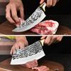 Handmade Kitchen Knife Stainless Steel Chef Knife Fillet Knife Meat Cleaver Boning Cooking Knife