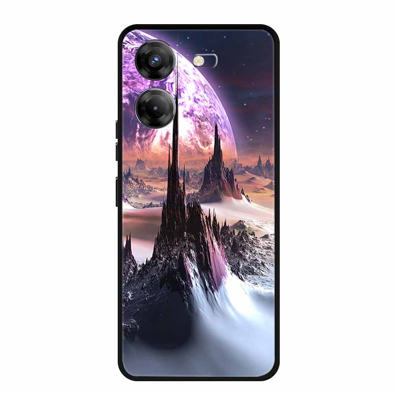 

Чехол для телефона Tecno Pova 5 6.78 Coque Черный Бампер Силиконовый Мягкая Задняя Крышка Чехол Для Tecno Pova 5 Чехол Pova5 Funda Para Capa Tecno Pova 5