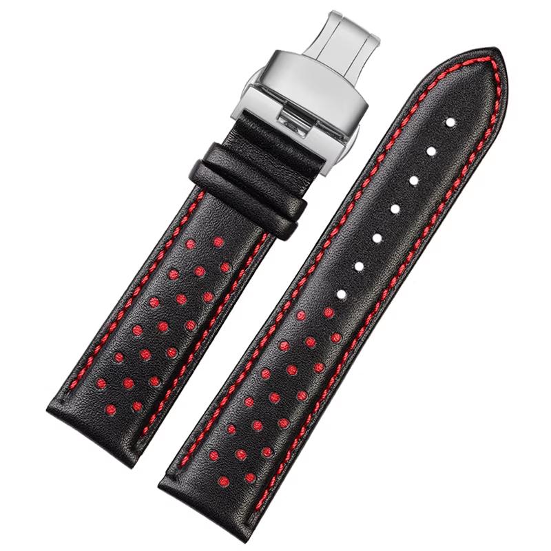 For Tissot 1853 Speedster NBA Special Edition T116 / T116617 Warriors Cavaliers Lakers Bracelet Breathable Leather Watch Strap 22mm