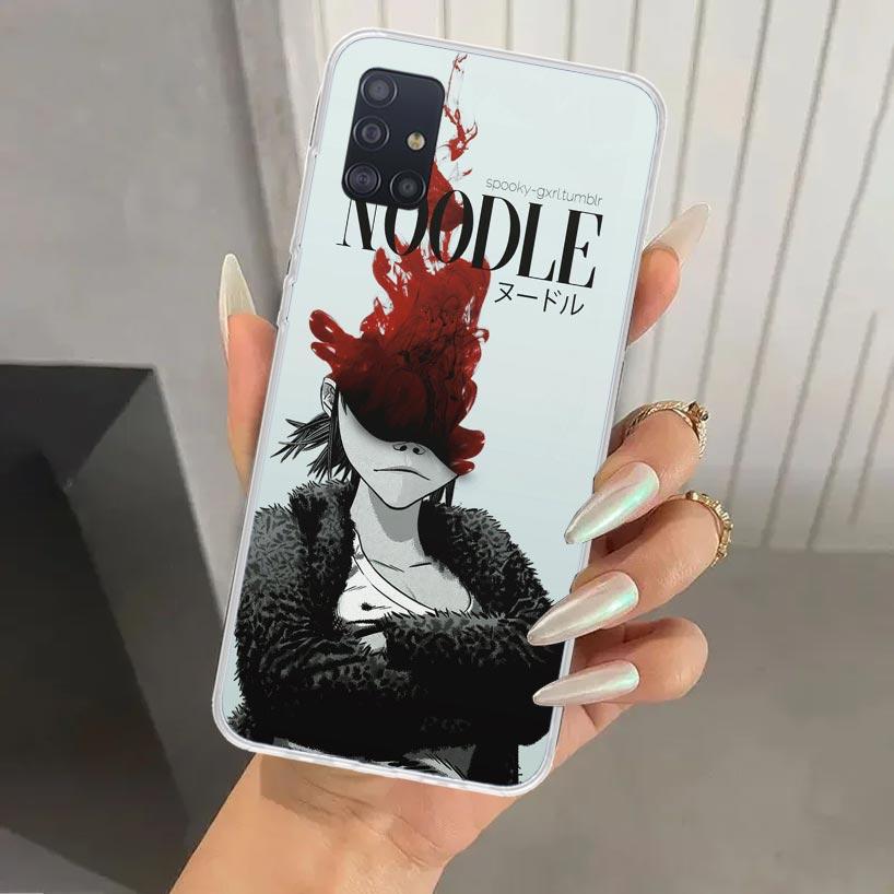 Gorillaz Anime Phone Case for Samsung Galaxy A52 A32 A22 A12 A02S A50S A30S A10S Note 20 Ultra 10 Plus S10 A31 A20 A71 A72 Galax