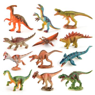 Symulacja Mini Seria Dinozaurów Tyranozaur Rex Stegozaur Welociraptor Pterozaur Fusarium Zestaw Model Statyczny