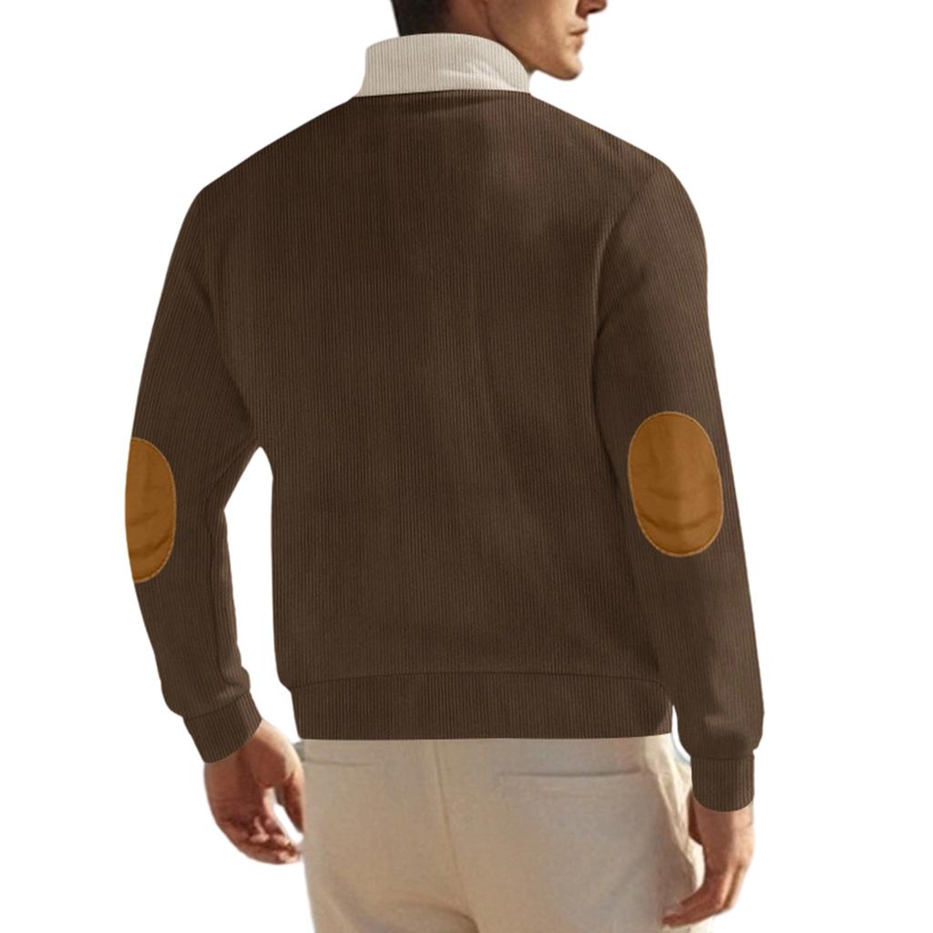 Men's  Hoodie  Loose  Long Sleeves  Round Neck