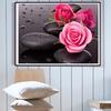 Diamond Embroidery Rose & Black Stones Rhinestone Cross Stitch Handicrafts Crystal Diamond Painting
