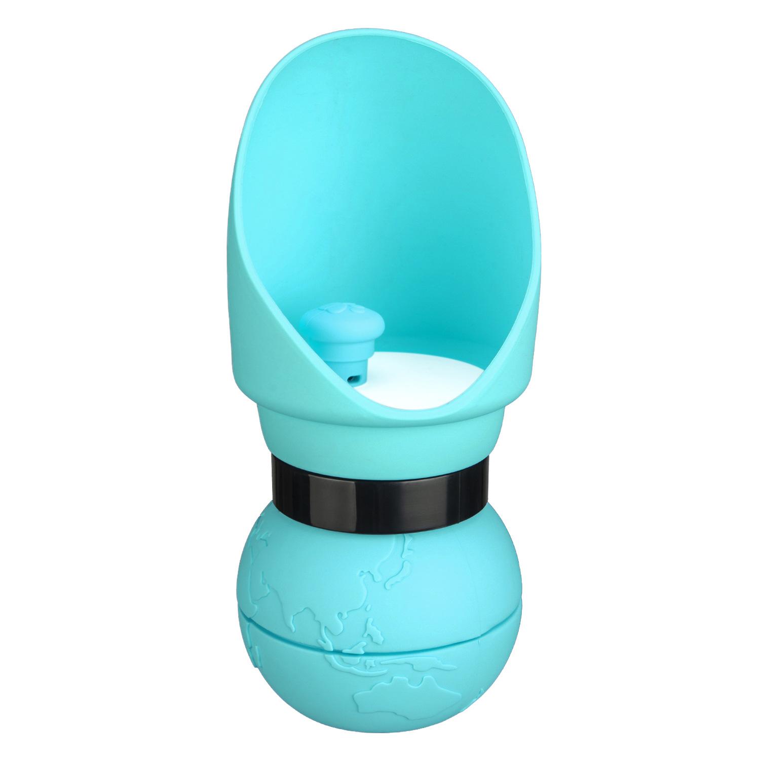 

Товары для домашних животных, портативная бутылка для воды для выгула собак, кошек, собак, складная чашка для воды, чашка для собак, большая емкость зелёный