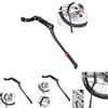 Supporto da Parcheggio Regolabile per Mountain Bike Supporto Leggero in Lega di Alluminio Singolo Lato