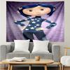 1PC Nighttime Adventure Doll Quick-Dry Tapestry, Unique Design Tapestry, Suitable for Bedroom,Livingroom, Playroom,Heartwarming Holiday Gifts