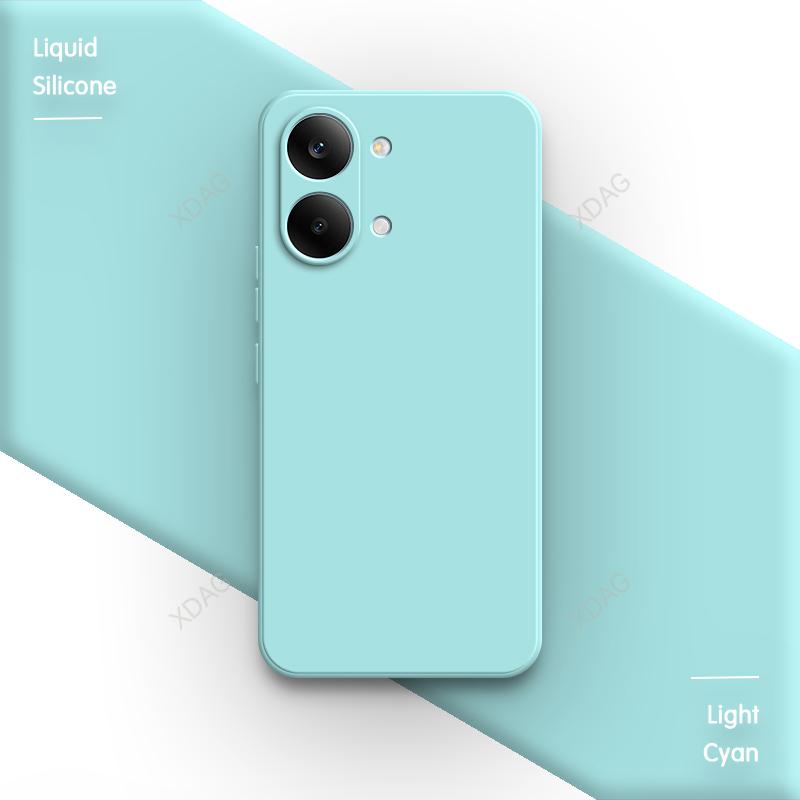 Lens Protection Back Cover for Xiaomi Redmi Turbo 5 Max Turbo5 5Max 5G Shell Soft Square Liquid Silicone Gel Original Phone Case