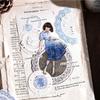 7.5cm×200cm Tape Girl Aesthetics Series Retro Lace Border Hand Account Decoration Materials Reusable Stickers