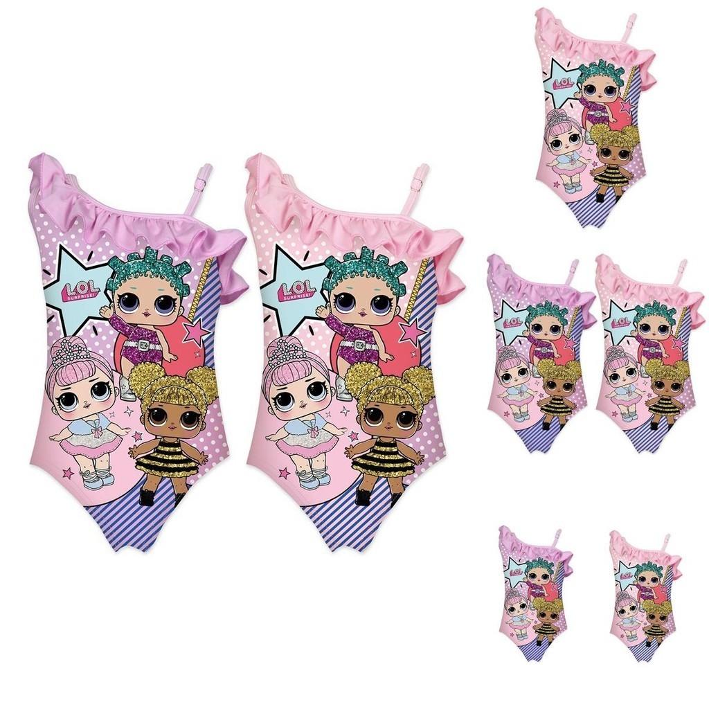 Cute 2pcs Queen Bee Lol Surprise Doll Swimsuits For Girls