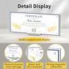Modern Simple Acrylic Photo Frame Magnetic Closure Easy Access Display Case For Money Artwork Certificates