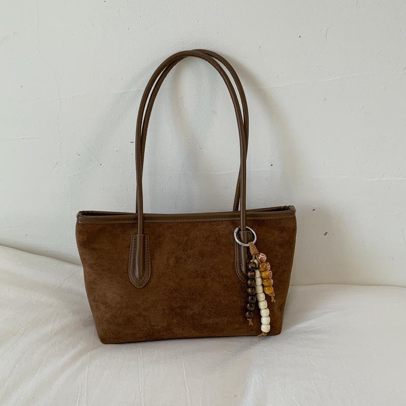 Retro bag women's large capacity 2025 new autumn and winter versatile casual shoulder underarm bag texture commuter tote bag