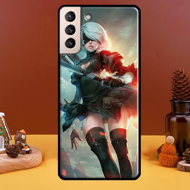 Nier Automata Lunar Tear Art Case For Samsung Galaxy S21 S20 FE Note 20 S22 Ultra Note 10 S8 S9 S10 Plus Phone Cover