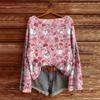 Women's Round Neck Lightweight Sweater Casual Long Sleeve Knit Pullover