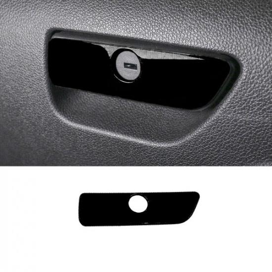 Co-Pilot Storage Box Handle Frame Trim For Ford Explorer 2013- Bright Black