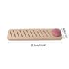 Wooden Thread Holder for Holding Plastic Thread Plates and Sewing Pins, 12 Slots Embroidery Thread Rack for Embroidery