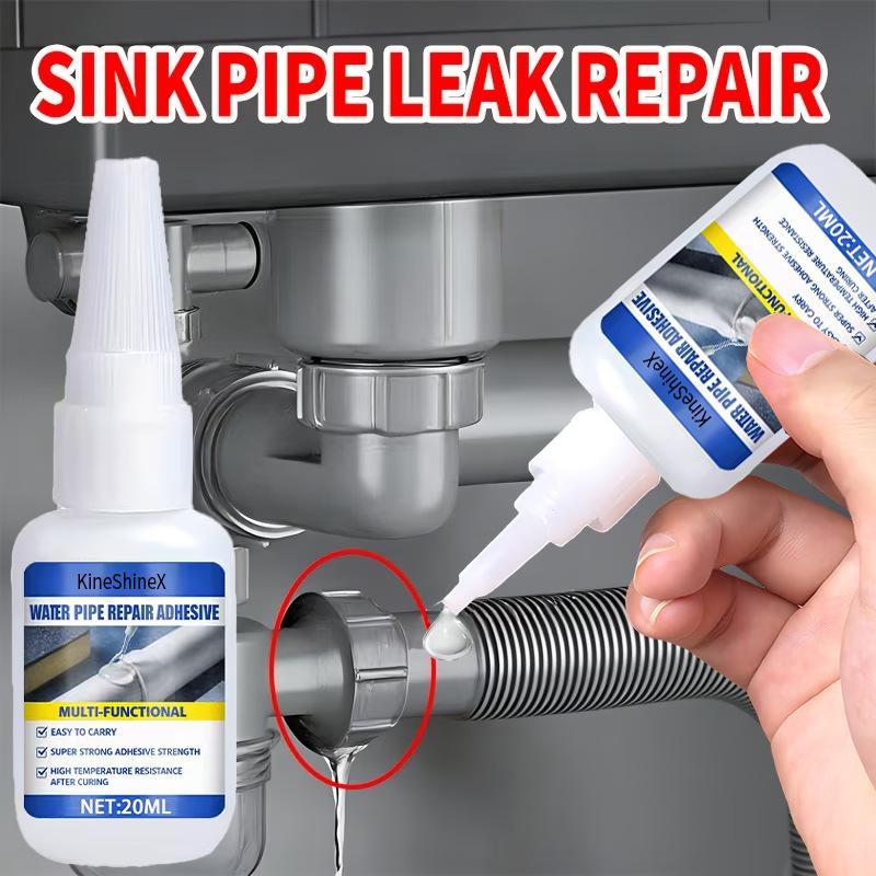 Water Pipe Repair Adhesive: Quick Setting, Waterproof, Heat Resistant, Ideal for Leak Sealing, Pipe Repairs, and Durable, 20ml