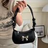 Pu Material Small Square Bag With Zip Closure For Daily Casual Street Style