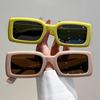 Retro Vierkante Zonnebril voor Dames Heren Nieuwe Mode Ontwerper Klein Montuur Y2K Zonnebril Trending Product Tinten UV400 Brillen