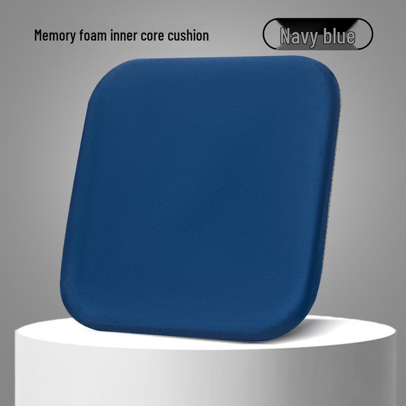 

Подушка для офисного кресла из пены с памятью для долгого сидения - Нескользящая подушка для поддержки ягодиц для студентов и обеденных стульев 45x45x4 cm