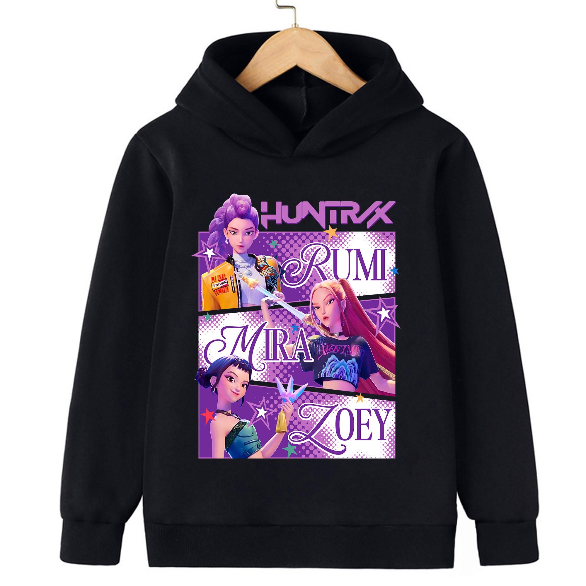 

Toddler Girl Clothes KPop Demon Hunters Fashion Hoodie Clothes Child Girl Movie New Sweatshirts K-Pop Demon Hunters Casual Tops 100