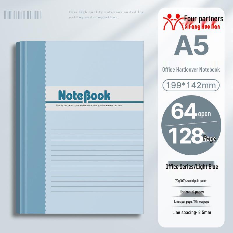 32k Hardcover Business & Student Notebook - Thick, Simple Diary Book