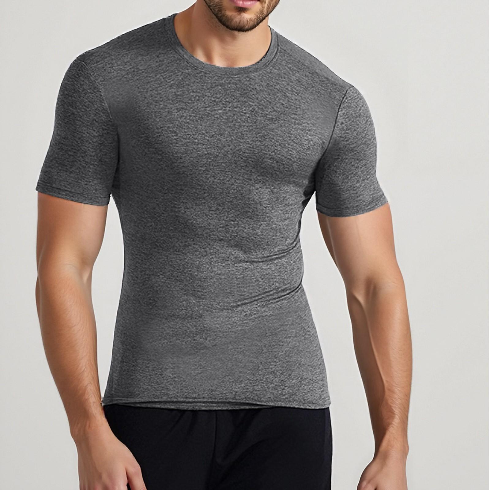 

Мужская спортивная сетка быстросохнущая круглая горловина короткий рукав XL