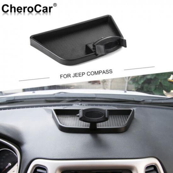 Multi-Function Phone Holder Dash Storage Cell Phone Mount fit for Jeep Compass