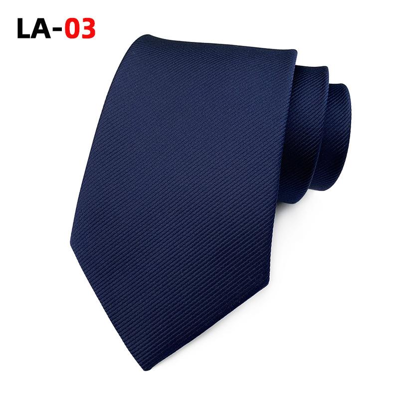 Satin Solid Color 8Cm Fashion Business Professional Men'S Tie