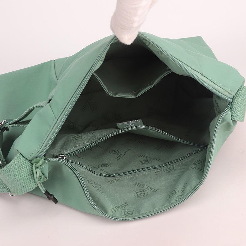 Freizeit-Umhängetasche mehrfarbig neu Damentasche leichte wasserdichte Nylontasche großes Fassungsvermögen Damen-Schultertasche