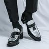 Luxury Designer Men's Mixed Colors Tassels Patent Leather Casual Shoes Formal Wedding Dress Homecoming Footwear Zapatos Hombre