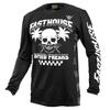 Mens Long Sleeve Mountain Bike Jersey Cycling Apparel Breathable Riding Shirt