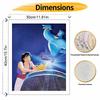 Disney Aladdin Genie Lamp DIY Oil Painting Art Painting Kit Home Wall Decor Handmade Gift For Room Bedroom Living Room Wall Art Decor