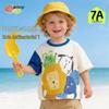 Boys' Cartoon Colorblock Anti-Bacterial Cooling Short Sleeve T-Shirt