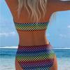 1011 New Bikini Set Two-piece Tube Top Women's Swimsuit Swimsuit Breathable and Thin