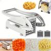 Commercial Vegetable Cutter: Slices Potatoes, Cucumbers, Carrots, Lettuce, and French Fries