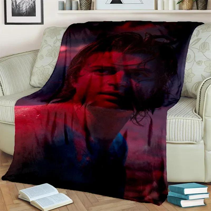 

Joe Keery Actor 3D Printing HD Blanket,Soft Throw Blanket for Home Bedroom Bed Sofa Picnic Travel Office Rest Cover Blanket Kids 75x90cm