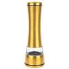 Titanium-Plated Stainless Steel Spice Grinder for Sea Salt and Black Pepper