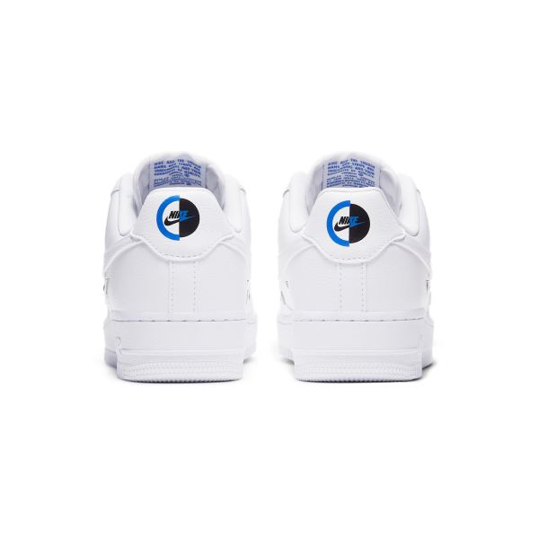 Nike Air Force 1 07 LX Sisterhood - Zapatillas para mujer Blanco Plata Metálico Hiper-Royal Negro CT1990-100