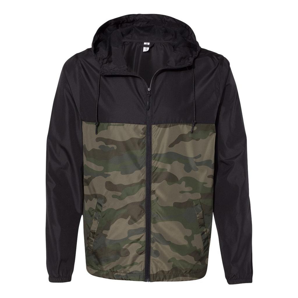 Independent Unisex Adult Camo Lightweight Windbreaker