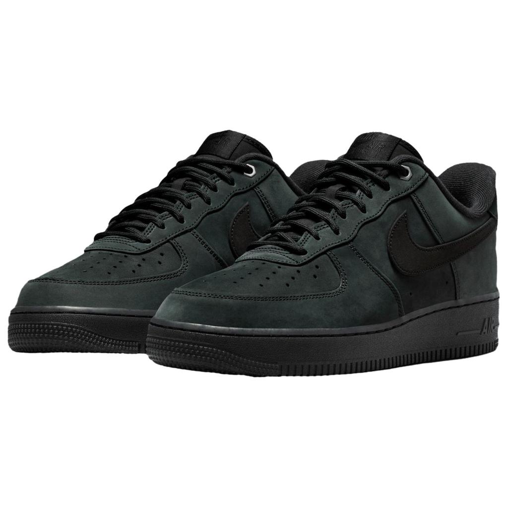Nike Air Force 1 Low Triple Black Nubuck Men Sneakers CJ9179-001