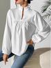 2026 European & American Women’s Casual Puff Sleeve Shirt - Spring/Autumn Collection