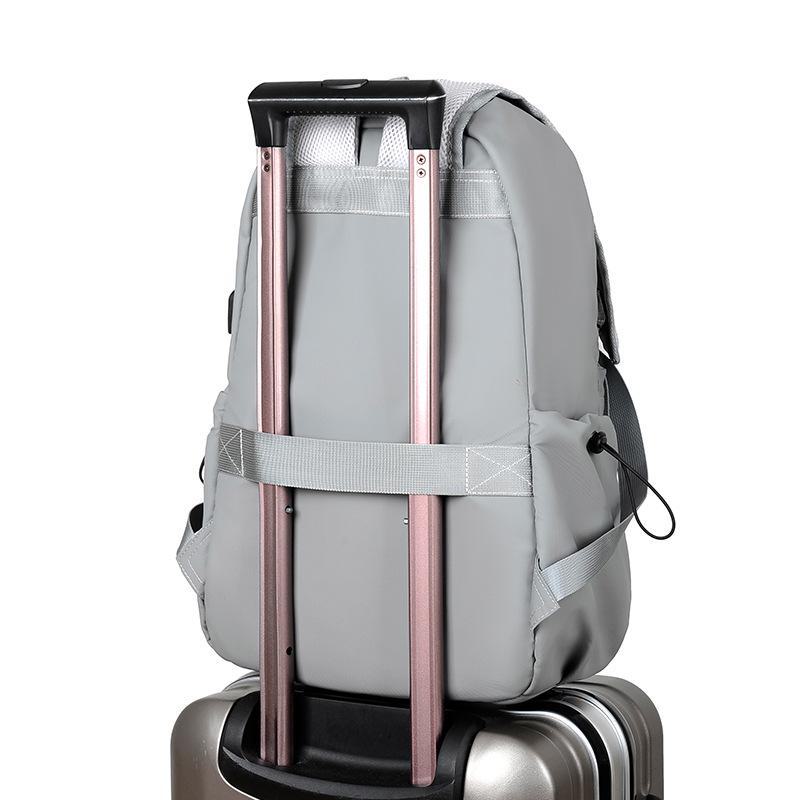 Men's Large Capacity Cross-Border Casual Backpack: Stylish School, Travel, and Laptop Bag