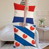 Netherlands Ned Flag Cushion Cover Eco-Friendly Odorless Healthy Pillowcase Soft & Comfortable Kid-Safe No Filling