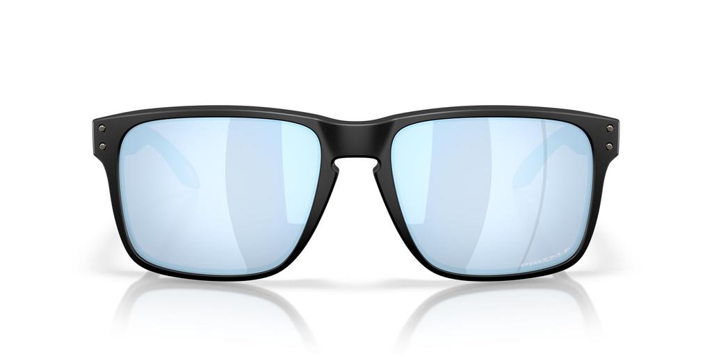 Oakley Sunglasses Frame Color Matte Lens Prizm Deep Water 61mm 0OO9487F, (Front) Black, Color Polar,