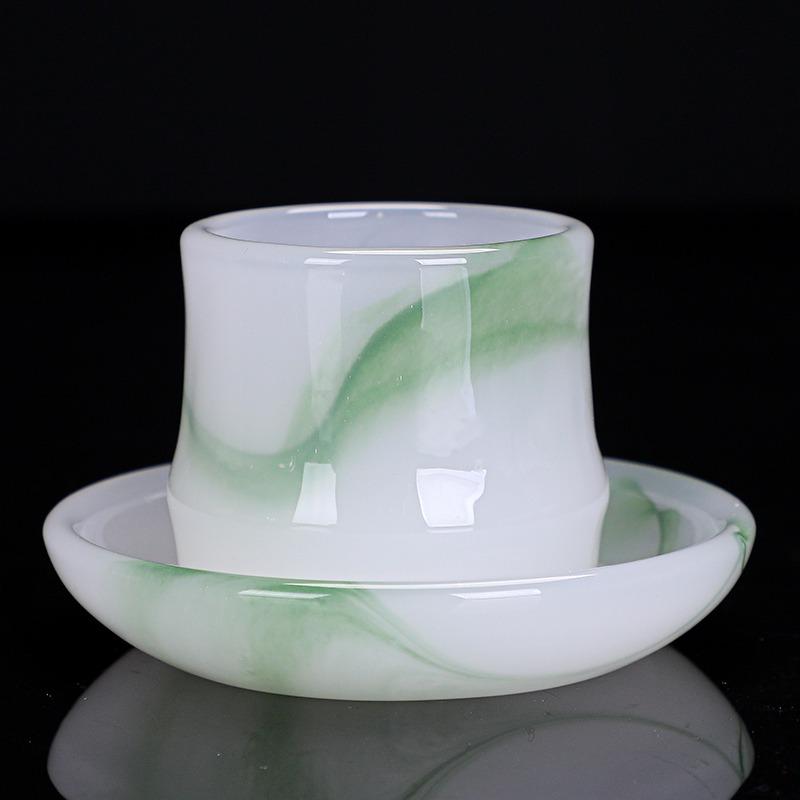 Bamboo Section Glazed Master Cup Single Cup Personal Special Tea Drinking Cup Kung Fu Tea Set Household Men and Women Water Cup