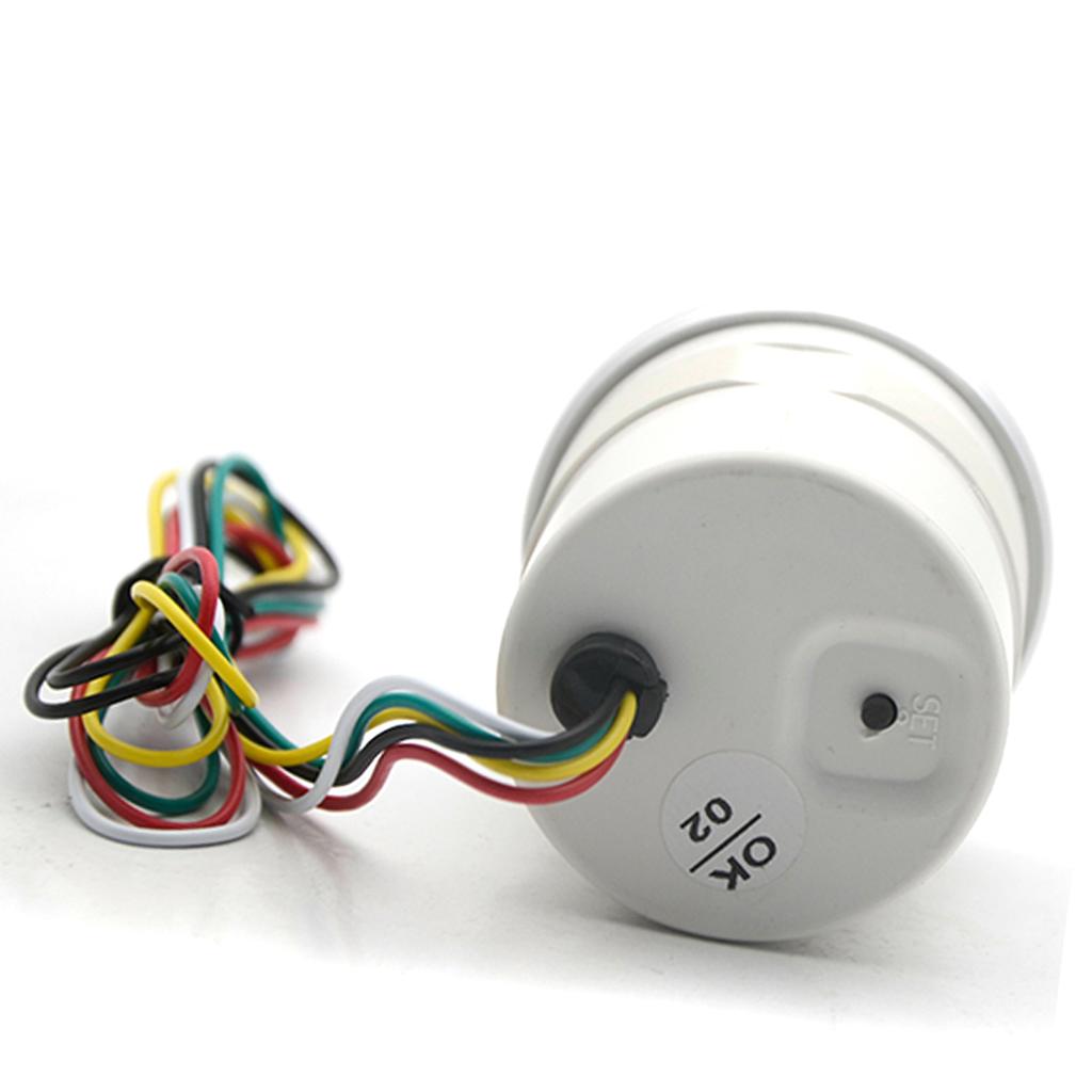 Tahometru Tac Gauge cu suport de cupă pentru mașină auto 2" 52mm 0~8000RPM Lumină LED albastră