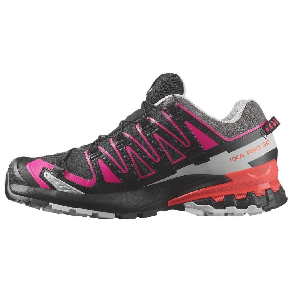 SALOMON XA Pro 3D V9 Comfortable Simple Shock Absorbing Durable Low Top Outdoor Functional Shoes Women Shoes Black Gray 473822