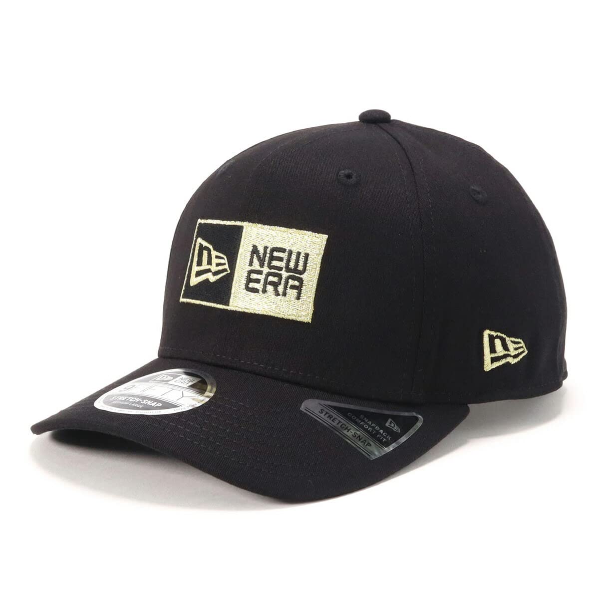 

Кепка 9FIFTY Стрейч Снеп Логотип у коробці [New Era] Чорний/Золотий