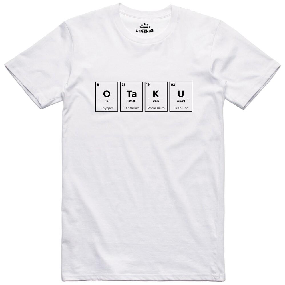 

Otaku Mens Anime T Shirt Manga Japanese Geek Regular Fit Tee 4XL