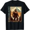 Colorado Mountain Bigfoot Retro Vintage 80s Sasquatch T-Shirt